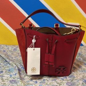 Tory Burch Red Dragonfly Mini Crossbody Bag
